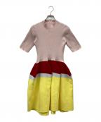 CFCLシーエフシーエル）の古着「CFCL POTTERY SHORT SLEEVE DRESS」｜マルチカラー