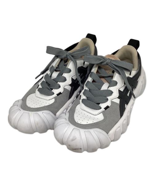 Onitsuka Tiger（オニツカタイガー）Onitsuka Tiger (オニツカタイガー) DENTIGRE LS グレー×ホワイト サイズ:25の古着・服飾アイテム