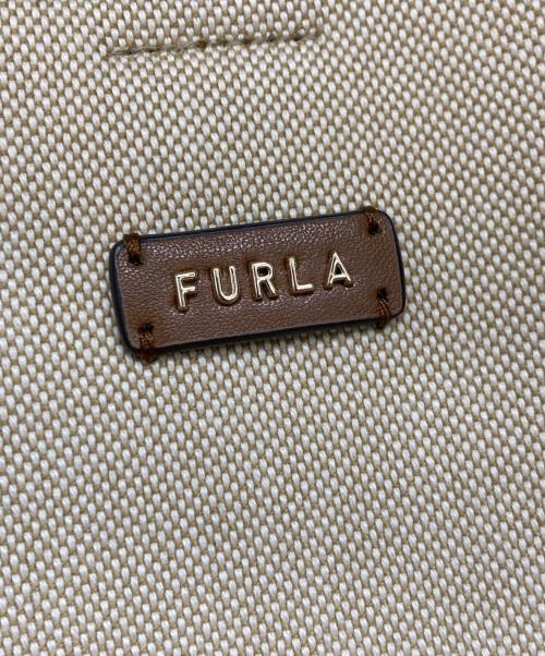FURLA（フルラ）FURLA (フルラ) ダナエ キャンバス2WAYショルダーバッグ ベージュ×ブラウン サイズ:-の古着・服飾アイテム