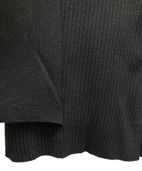 UN3D.（アンスリード）UN3D. (アンスリード) サイドパーツニットパンツ ブラック サイズ:38 未使用品の古着・服飾アイテム