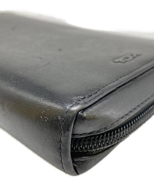 TUMI（トゥミ）TUMI (トゥミ) NASSAU ジップアラウンドトラベルウォレット ブラックの古着・服飾アイテム