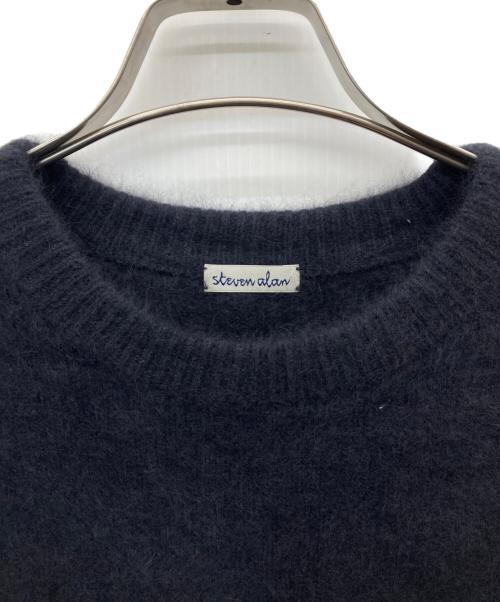 STEVEN ALAN（スティーブンアラン）STEVEN ALAN (スティーブンアラン) オーストラリアンウールミックスニット ネイビー サイズ:FREEの古着・服飾アイテム