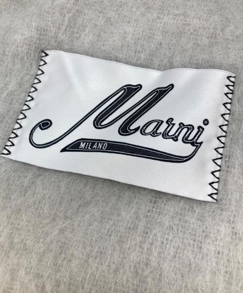 MARNI（マルニ）MARNI (マルニ) アルパカウールマフラー ライトグレーの古着・服飾アイテム