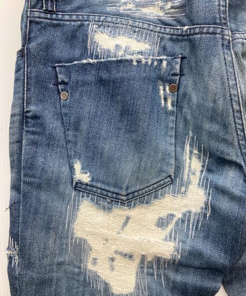 DOLCE & GABBANA（ドルチェ＆ガッバーナ）DOLCE & GABBANA (ドルチェ＆ガッバーナ) 14 CLASSIC ダメージ加工デニムパンツ インディゴ サイズ:48の古着・服飾アイテム