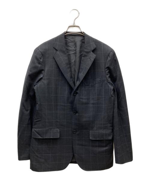 SOVEREIGN（ソブリン）SOVEREIGN (ソブリン) グレーチェック 3B スーツ C-MODEL グレー サイズ:48の古着・服飾アイテム