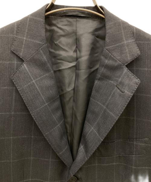 SOVEREIGN（ソブリン）SOVEREIGN (ソブリン) グレーチェック 3B スーツ C-MODEL グレー サイズ:48の古着・服飾アイテム