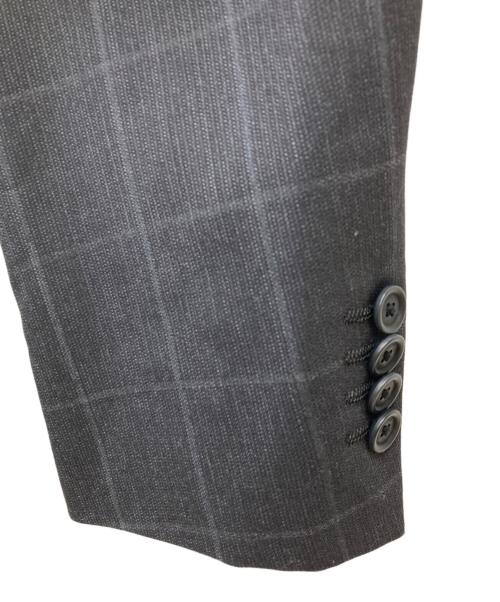 SOVEREIGN（ソブリン）SOVEREIGN (ソブリン) グレーチェック 3B スーツ C-MODEL グレー サイズ:48の古着・服飾アイテム