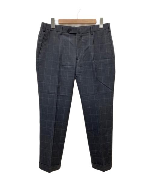 SOVEREIGN（ソブリン）SOVEREIGN (ソブリン) グレーチェック 3B スーツ C-MODEL グレー サイズ:48の古着・服飾アイテム