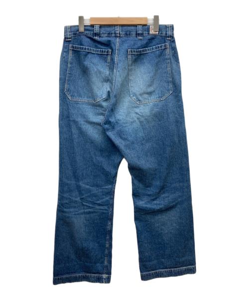 JOHN GLUCKOW（ジョン グラッコー）JOHN GLUCKOW (ジョン グラッコー) Netmaker's Trousers USED WASH インディゴ サイズ:34の古着・服飾アイテム