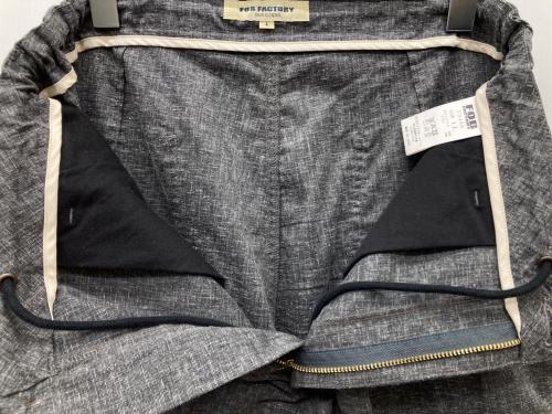F.O.B FACTORY（エフオービー ファクトリー）F.O.B FACTORY (エフオービー ファクトリー) SOLOTEX EASY PANTS グレー サイズ:SIZE 4の古着・服飾アイテム