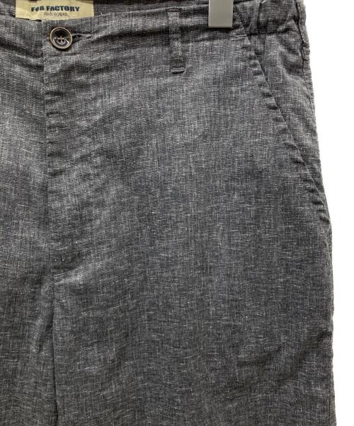 F.O.B FACTORY（エフオービー ファクトリー）F.O.B FACTORY (エフオービー ファクトリー) SOLOTEX EASY PANTS グレー サイズ:SIZE 4の古着・服飾アイテム