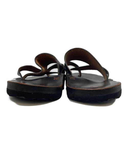 JUTTA NEUMANN（ユッタニューマン）JUTTA NEUMANN (ユッタニューマン) FRANK レザーサンダル ブラウン サイズ:D8の古着・服飾アイテム