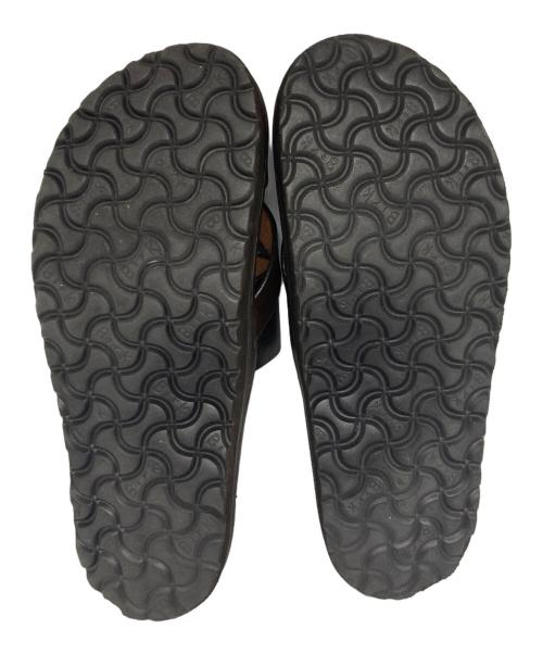 JUTTA NEUMANN（ユッタニューマン）JUTTA NEUMANN (ユッタニューマン) FRANK レザーサンダル ブラウン サイズ:D8の古着・服飾アイテム