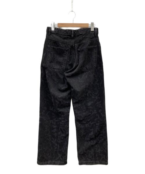 ZARA（ザラ）ZARA (ザラ) ジャガードデニムパンツ ブラック サイズ:29の古着・服飾アイテム