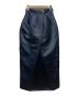 SEA（シー）の古着「HEAVY SATIN ORIGAMI SKIRT」｜ネイビー