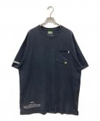 Danner×WIND AND SEAダナー×ウィンダンシー）の古着「ポケットTシャツ」｜ブラック