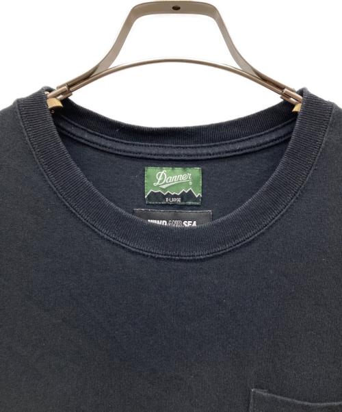 Danner（ダナー）Danner (ダナー) WIND AND SEA (ウィンダンシー) ポケットTシャツ ブラック サイズ:XLの古着・服飾アイテム