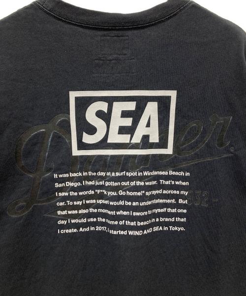 Danner（ダナー）Danner (ダナー) WIND AND SEA (ウィンダンシー) ポケットTシャツ ブラック サイズ:XLの古着・服飾アイテム