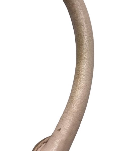 MIU MIU（ミュウミュウ）MIU MIU (ミュウミュウ) マテラッセ ナッパクリスタル ピンク サイズ:-の古着・服飾アイテム