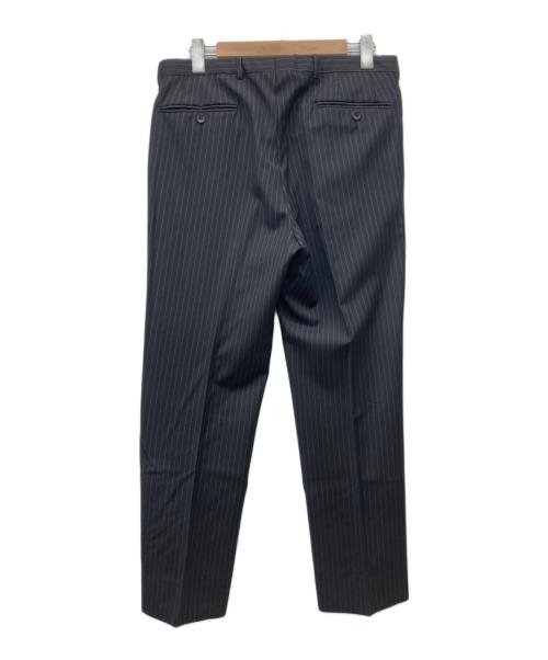 GUCCI（グッチ）GUCCI (グッチ) ピークドラペルストライプスーツ ネイビー サイズ:48の古着・服飾アイテム