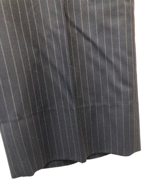 GUCCI（グッチ）GUCCI (グッチ) ピークドラペルストライプスーツ ネイビー サイズ:48の古着・服飾アイテム