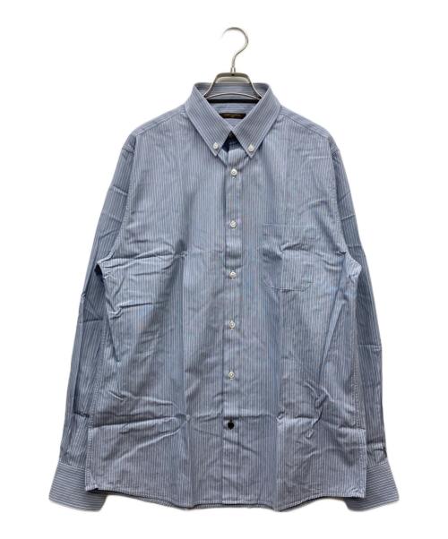 LOUIS VUITTON（ルイ ヴィトン）LOUIS VUITTON (ルイ ヴィトン) ストライプBDシャツ ブルー×ホワイト サイズ:42 16 1/2の古着・服飾アイテム