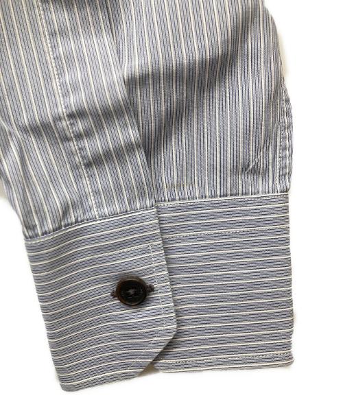 LOUIS VUITTON（ルイ ヴィトン）LOUIS VUITTON (ルイ ヴィトン) ストライプBDシャツ ブルー×ホワイト サイズ:42 16 1/2の古着・服飾アイテム