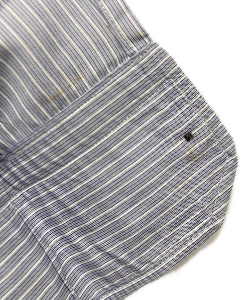 LOUIS VUITTON（ルイ ヴィトン）LOUIS VUITTON (ルイ ヴィトン) ストライプBDシャツ ブルー×ホワイト サイズ:42 16 1/2の古着・服飾アイテム