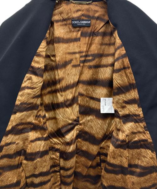 DOLCE & GABBANA（ドルチェ＆ガッバーナ）DOLCE & GABBANA (ドルチェ＆ガッバーナ) ピークドラペル金釦ジャケット ブラック サイズ:38の古着・服飾アイテム