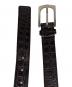 GUCCI (グッチ) 裏グッチシマ エンボスレザーベルト ブラウン サイズ:85・34：13000円