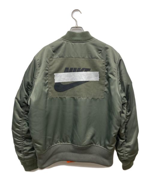 NIKE（ナイキ）NIKE (ナイキ) PUNK PACK BOMBER JACKET オリーブ サイズ:Mの古着・服飾アイテム