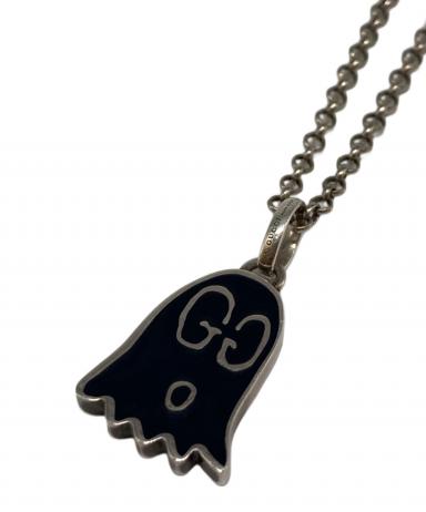 GUCCI ゴースト ネックレス トップのみ 中古・古着通販】GUCCI (グッチ) ゴーストモチーフネックレス シルバー