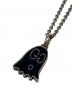 GUCCI（グッチ）の古着「ゴーストモチーフネックレス」｜シルバー×ブラック