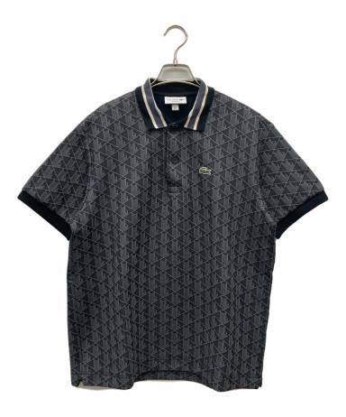 中古・古着通販】LACOSTE (ラコステ) モノグラムジャカードポロシャツ