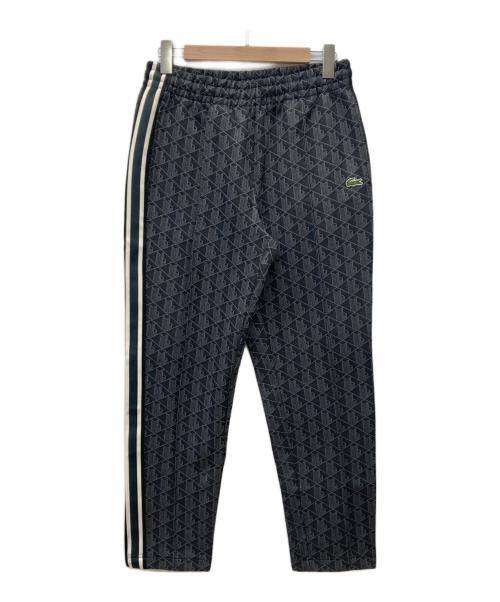 LACOSTE（ラコステ）LACOSTE (ラコステ) サイドテーピングモノグラムジャカードトラックパンツ グレー サイズ:US XSの古着・服飾アイテム