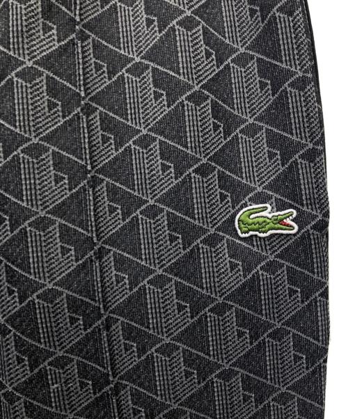 LACOSTE（ラコステ）LACOSTE (ラコステ) サイドテーピングモノグラムジャカードトラックパンツ グレー サイズ:US XSの古着・服飾アイテム