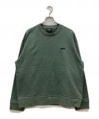 A.P.C.アーペーセー）の古着「ロゴ刺繍スウェット」｜グリーン