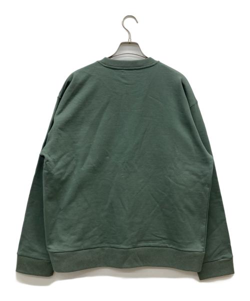 A.P.C.（アーペーセー）A.P.C. (アーペーセー) ロゴ刺繍スウェット グリーン サイズ:Lの古着・服飾アイテム