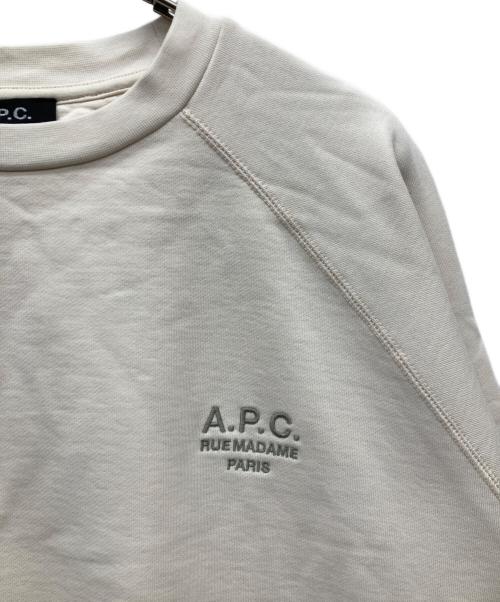 A.P.C.（アーペーセー）A.P.C. (アーペーセー) Milton スウェットシャツ アイボリー サイズ:Lの古着・服飾アイテム