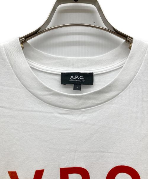 A.P.C.（アーペーセー）A.P.C. (アーペーセー) VPC T-Shirt ホワイト サイズ:Lの古着・服飾アイテム