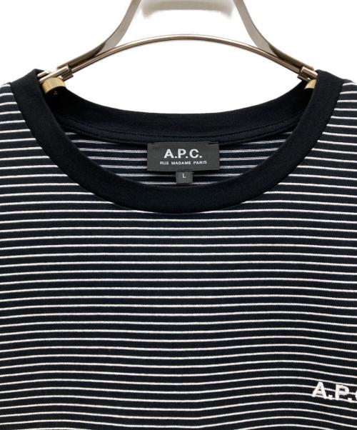 A.P.C.（アーペーセー）A.P.C. (アーペーセー) Ellison Tシャツ ブラック サイズ:Lの古着・服飾アイテム