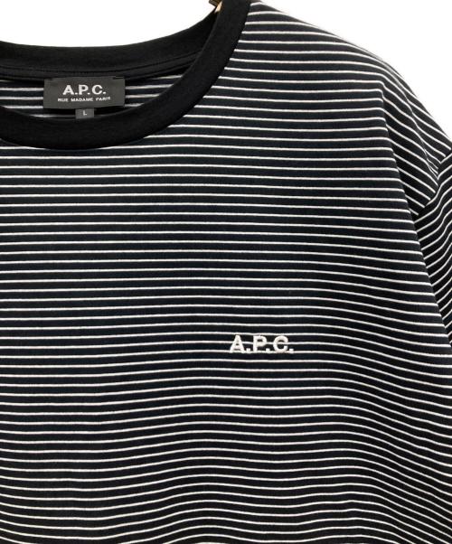 A.P.C.（アーペーセー）A.P.C. (アーペーセー) Ellison Tシャツ ブラック サイズ:Lの古着・服飾アイテム