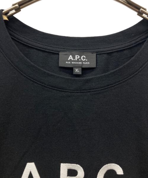 A.P.C.（アーペーセー）A.P.C. (アーペーセー) T-SHIRT RUE MADAME H MANCHES LONGUES ブラック サイズ:XLの古着・服飾アイテム