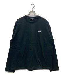 A.P.C.（アーペーセー）の古着「刺繍ロゴカットソー」｜ブラック