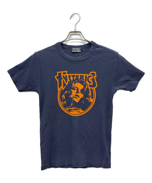 Hysteric Glamour（ヒステリックグラマー）Hysteric Glamour (ヒステリックグラマー) ENDLESS ROCK Tee ネイビー サイズ:Mの古着・服飾アイテム