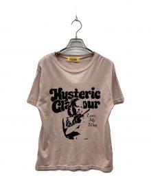 Hysteric Glamour（ヒステリックグラマー）の古着「LOVE MY WAY Tee」｜ピンク