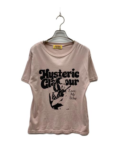 Hysteric Glamour（ヒステリックグラマー）Hysteric Glamour (ヒステリックグラマー) LOVE MY WAY Tee ピンク サイズ:FREEの古着・服飾アイテム