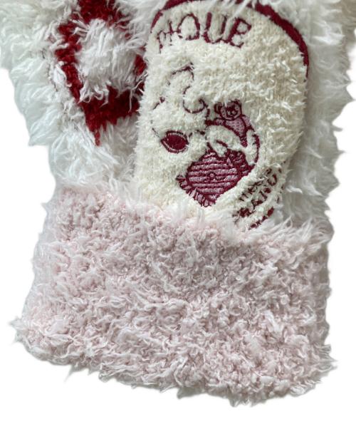 gelato pique（ジェラートピケ）gelato pique (ジェラートピケ) PEANUTS (ピーナッツ) オリジナルアート ジャガードパーカ ホワイト×ピンク サイズ:SMの古着・服飾アイテム