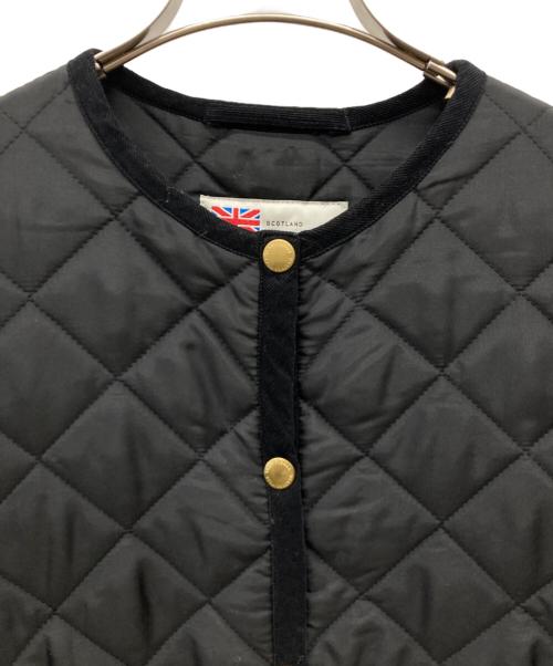Traditional Weatherwear（トラディショナルウェザーウェア）Traditional Weatherwear (トラディショナルウェザーウェア) ARKLEY LONG キルティングコート ブラック サイズ:36の古着・服飾アイテム