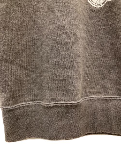 Hysteric Glamour（ヒステリックグラマー）Hysteric Glamour (ヒステリックグラマー) SKUNK RECORDS 五分袖スウェット グレー サイズ:Sの古着・服飾アイテム